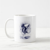 Orca Breaching Kaffeetasse (Links)