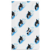 Orca Breaching Kleine Geschenktüte (Rückseite)