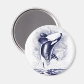 Orca Breaching Magnet (Vorderseite/Rückseite)