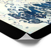 Orca Break Kanagawa Stil Poster (Ecke)