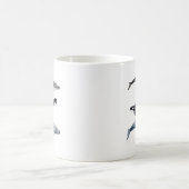 Orca, buckliger Wal und grauer Wal, Kaffeetasse (Mittel)