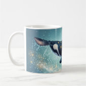 Orca Cartoon Style vibrant Cute Colorfull Kaffeetasse (Links)
