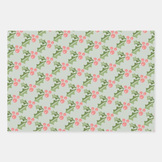 Orca Christmas Wrapping Paper Flat Sheet Set 3 Geschenkpapier Set (Vorderseite 2)