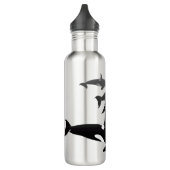 Orca Custom Killer Wal Art Flaschen Trinkflasche (Links)