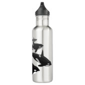 Orca Custom Killer Wal Art Flaschen Trinkflasche (Rechts)
