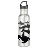 Orca Custom Killer Wal Art Flaschen Trinkflasche (Vorderseite)