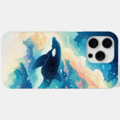 Orca Dancing in den Wellen Case-Mate iPhone Hülle (Rückseite (Horizontal))