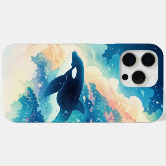 Orca Dancing in den Wellen Case-Mate iPhone Hülle (Rückseite (Horizontal))