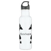 Orca Design einfach Name hinzufügen Trinkflasche (Vorderseite)