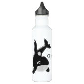 Orca Design einfach Name hinzufügen Trinkflasche (Links)