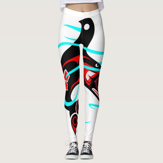 Orca Design Leggings (Vorderseite)