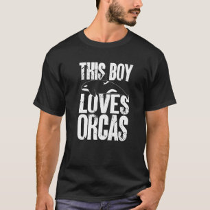 Orca Dieser Junge liebt Orcas Wale T-Shirt
