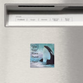 Orca Earth / Liebe Your Zuhause Planet Magnet (In Situ (Geschirrspüler))