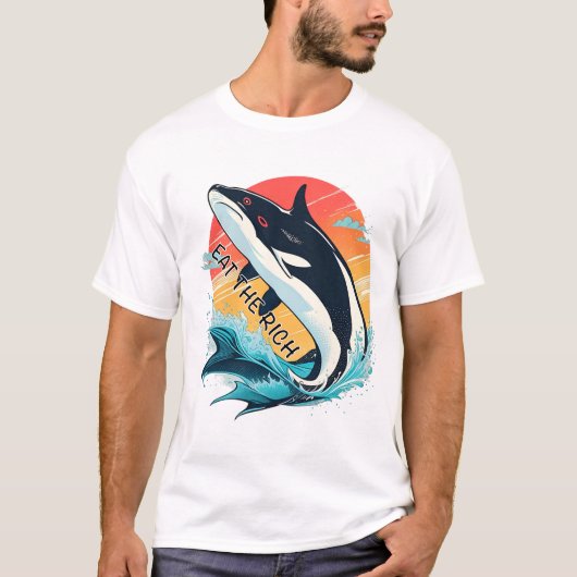 Orca Eat The Rich T-Shirt (Vorderseite)