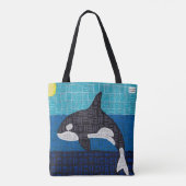 Orca (einzeln) - Tragetasche Tasche (Rückseite)