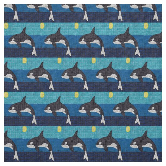 Orca - Elfenbein Leinenstoff Stoff (Muster)