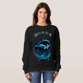 Orca End Captivity Free The Orcas Marine Protectio Sweatshirt (Vorne ganz)