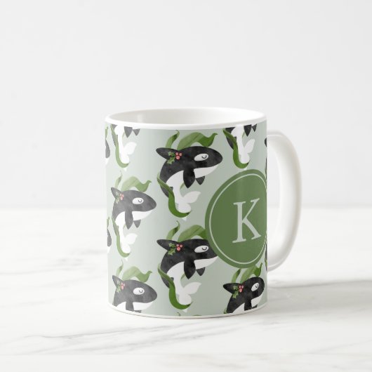 Orca Erste Weihnachtsfeier Tasse (VorderseiteRechts)