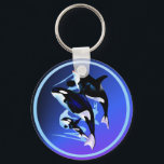 Orca Family Schlüsselanhänger<br><div class="desc">Orca Mama und Vater und wenig aus für eine gute Zeit.</div>