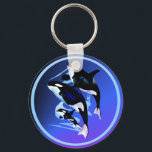 Orca Family Schlüsselanhänger<br><div class="desc">Orca Mama und Vater und wenig aus für eine gute Zeit.</div>