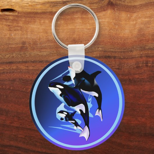 Orca Family Schlüsselanhänger (Vorderseite)