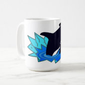 Orca, Fisch, Pinguin-Feind Kaffeetasse (Vorderseite Links)