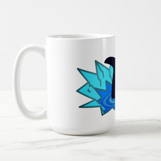 Orca, Fisch, Pinguin-Feind Kaffeetasse (Links)