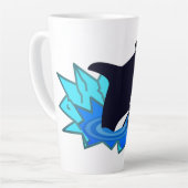 Orca, Fisch, Pinguin-Feind Milchtasse (Linke Ecke)
