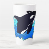 Orca, Fisch, Pinguin-Feind Milchtasse (Vorderseite)