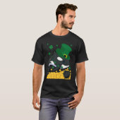 Orca Fisch Shamrock St. Patrick's Day T-Shirt (Vorne ganz)