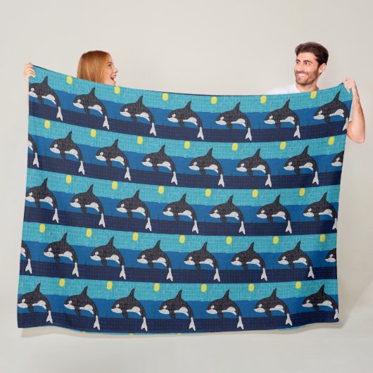 Orca - Fleece-Decke Fleecedecke (Beispiel)