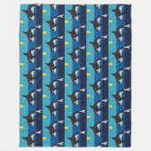 Orca - Fleece-Decke Fleecedecke (Vorderseite)