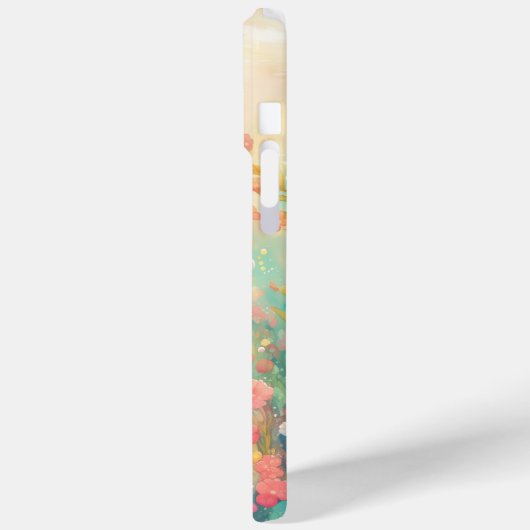 Orca Floral World Case-Mate iPhone Hülle (Rückseite / Links)