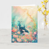 Orca Floral World Karte (Gelbe Blume)