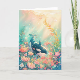 Orca Floral World Karte