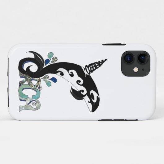 Orca Freedom Art Case-Mate iPhone Case (Rückseite (Horizontal))