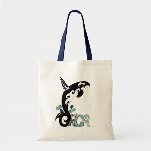 Orca Freedom Art Große Einkaufstasche (Vorne)