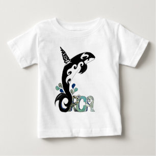 Orca Freedom Kunst Baby T-shirt