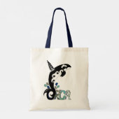 Orca Freedom Kunst, Dichtung und Musik Tragetasche (Rückseite)