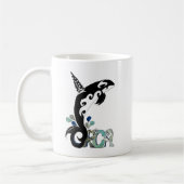 Orca Freedom Kunst Kaffeetasse (Links)