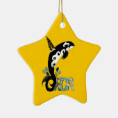 Orca Freedom Kunst Keramikornament (Rechts)