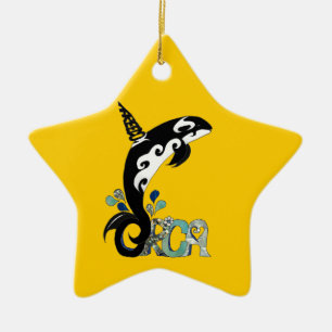 Orca Freedom Kunst Keramikornament