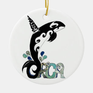 Orca Freedom Kunst Keramikornament