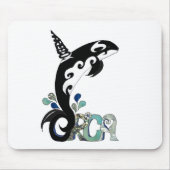 Orca Freedom Kunst Mousepad (Vorne)