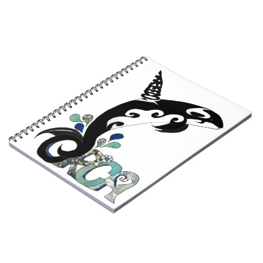 Orca Freedom Kunst Notizblock (Linke Seite)