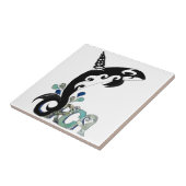 Orca-Freiheitskunst Fliese (Seite)