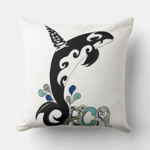 Orca-Freiheitskunst Kissen
