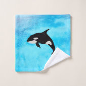 Orca Fun Badhandtuch Set (Waschlappen)