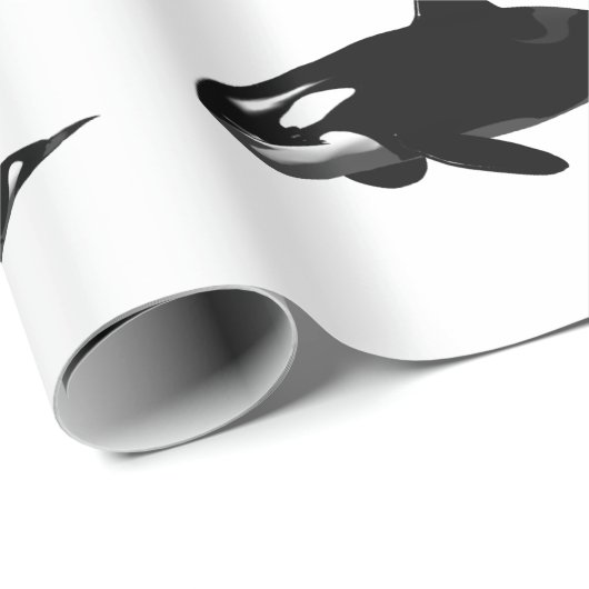 Orca Geschenkpapier (Rolleneckpunkt)