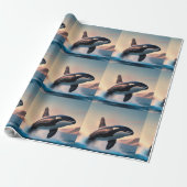Orca Geschenkpapier (Ungerollt)